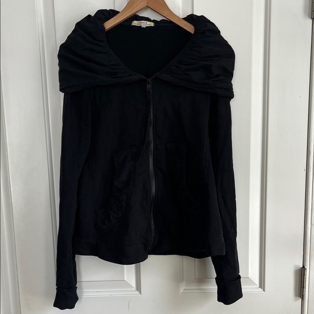 Prairie Underground Cloak Hoodie in Black
